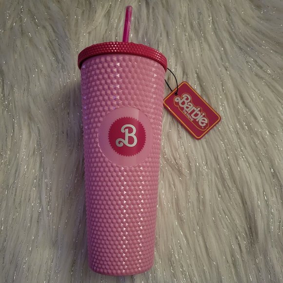 Barbie Pink Tumbler with Straw - Picture 1 of 8